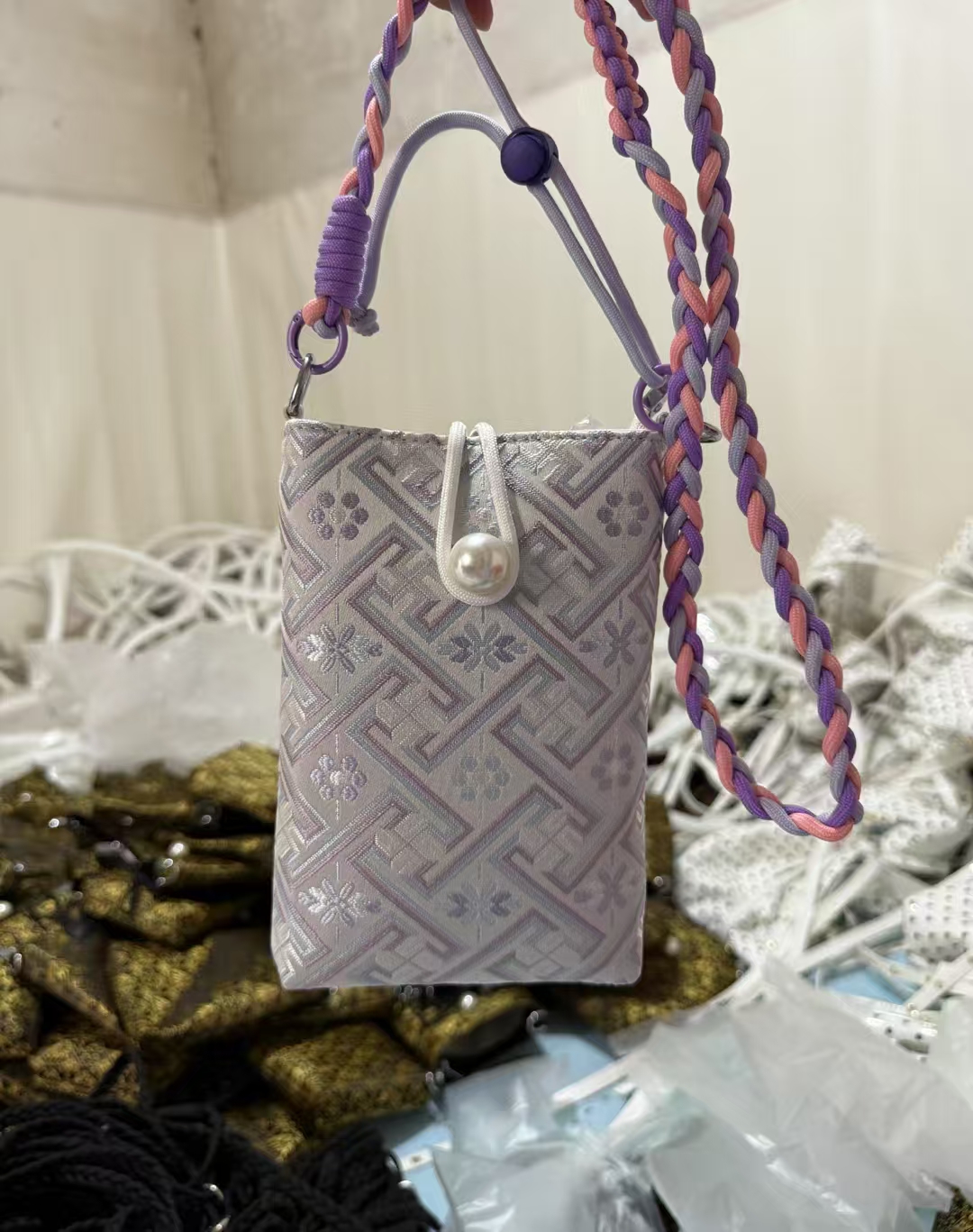 Butterfly patterned phone Bag