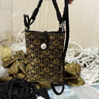 Black phone bag