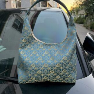 Elephant pattern underarm bag